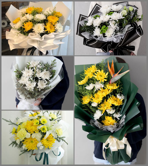 贵州遵义汇川区高桥街道鱼芽社区白事花束代送